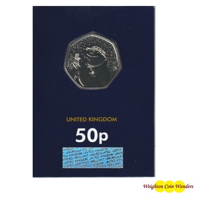 2022 BU 50p Coin (Card) - The Snowman